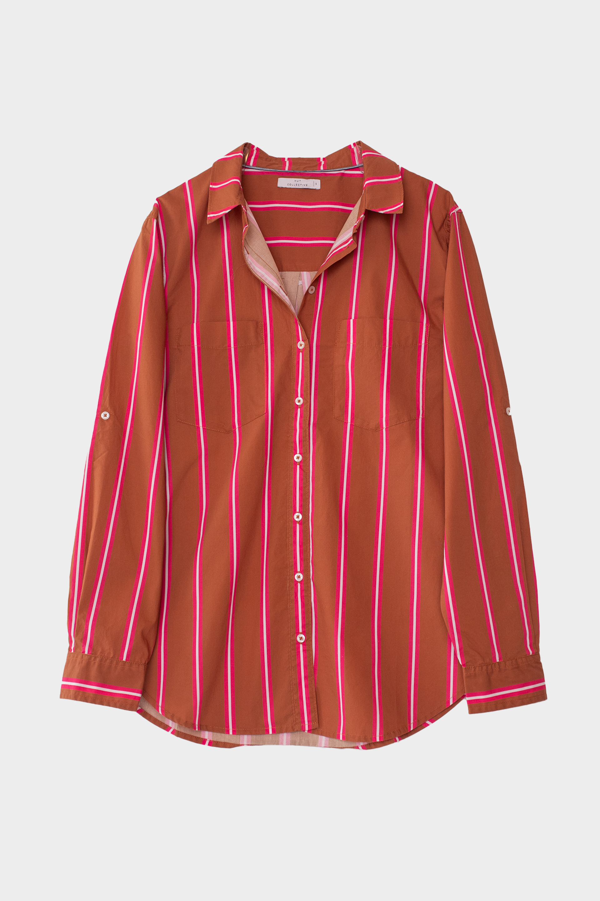 Hut - Stripe Me Lucky Cotton Poplin Shirt
