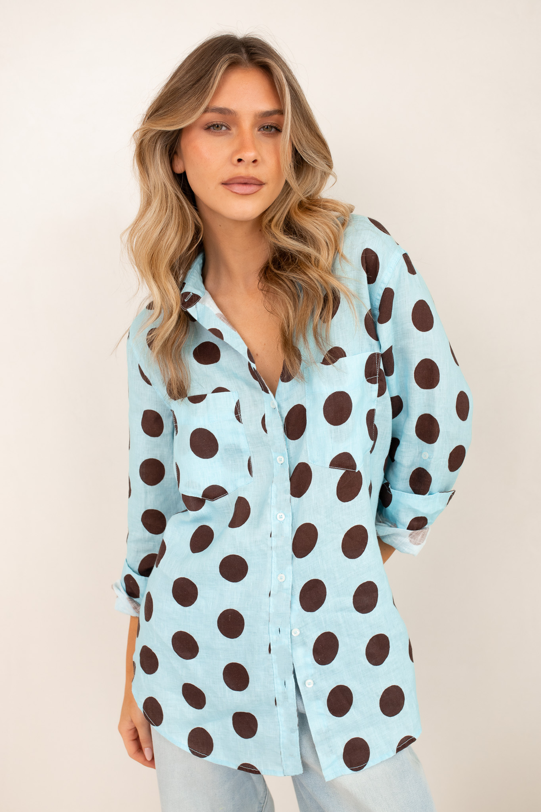 Hut - Summer Brunch Boyfriend Shirt