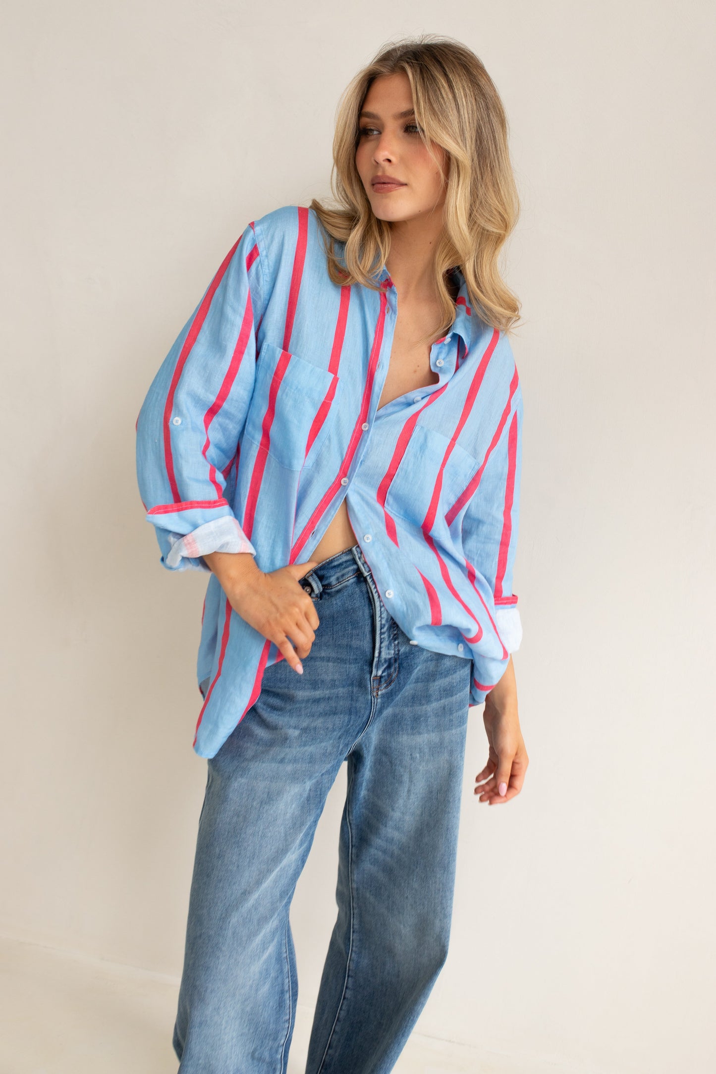 Hut - Summer Starts Here Boyfriend Shirt