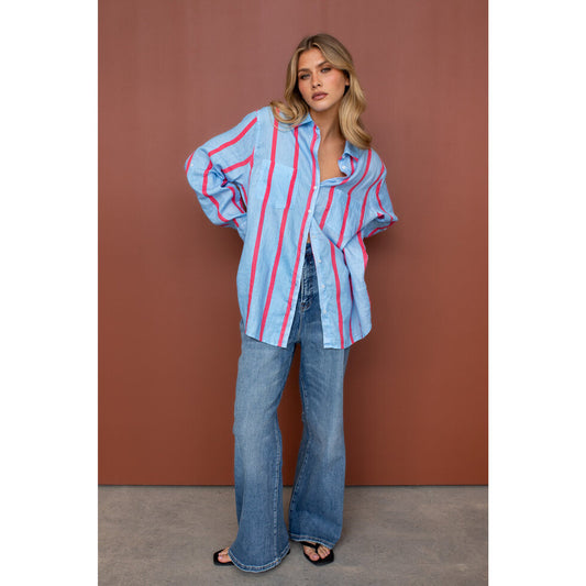 Hut - Summer Starts Here Boyfriend Shirt