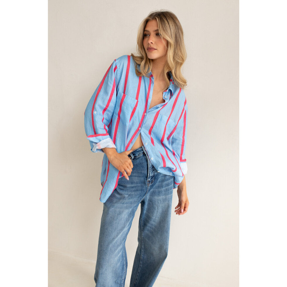 Hut - Summer Starts Here Boyfriend Shirt