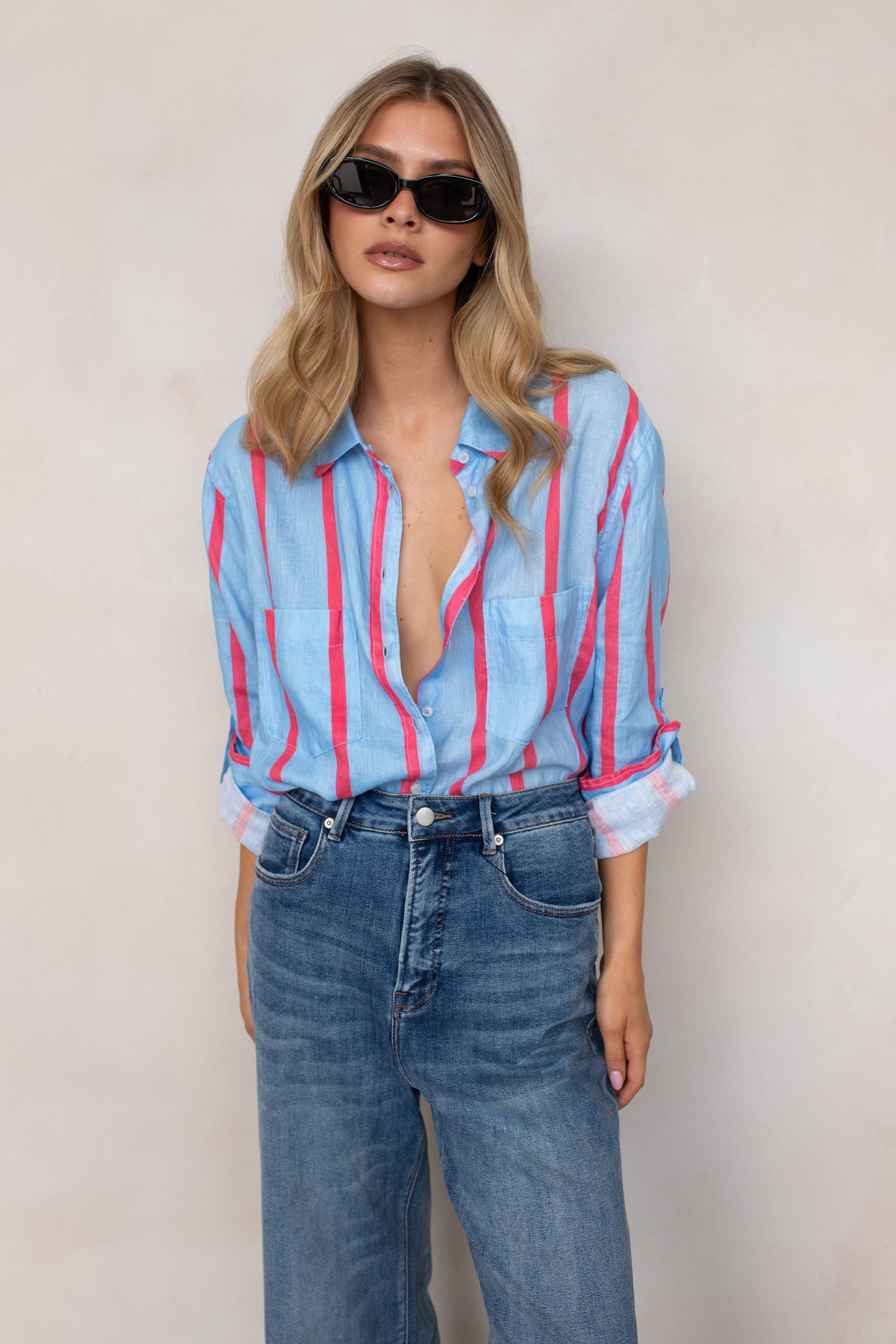 Hut - Summer Starts Here Boyfriend Shirt