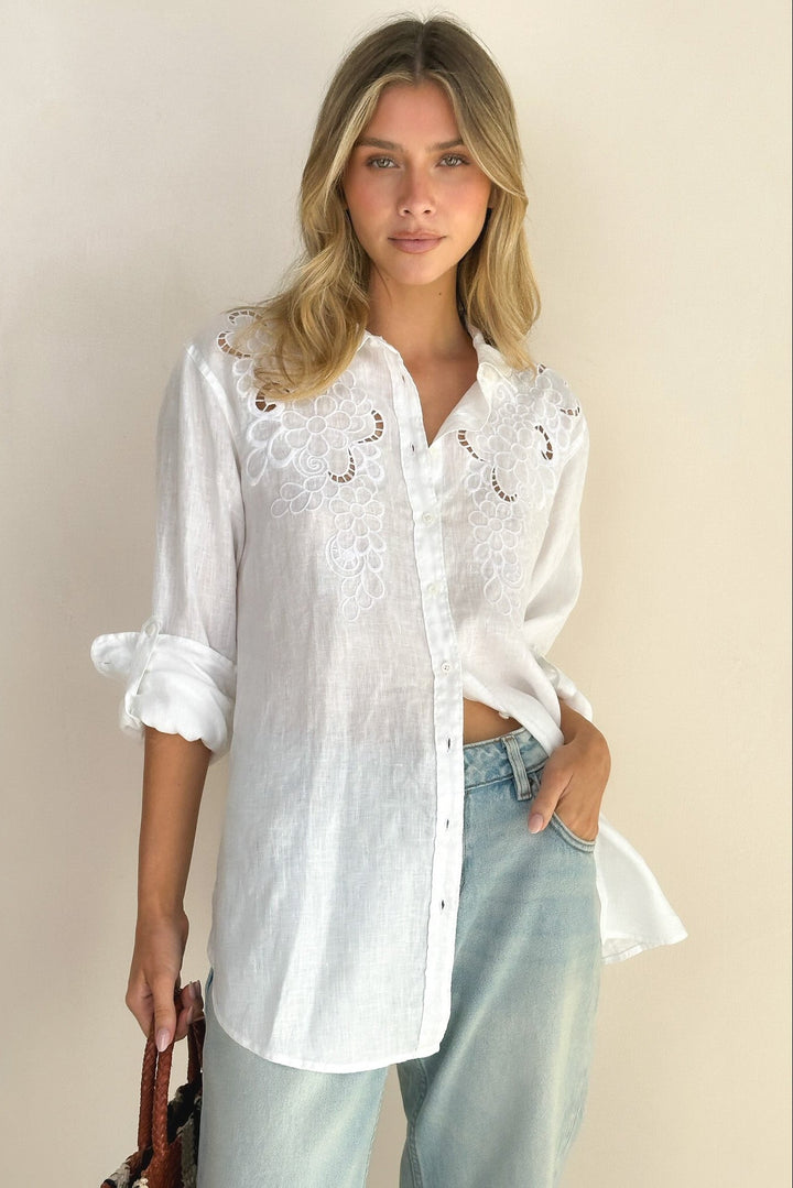 Hut - Summer in  Biarritz Boyfriend Shirt