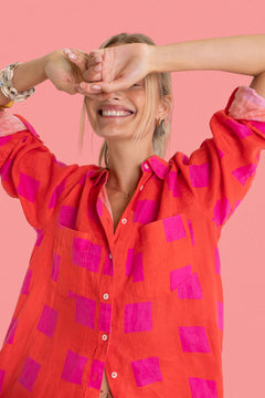 Hut - Tequila Sunrise Boyfriend Shirt