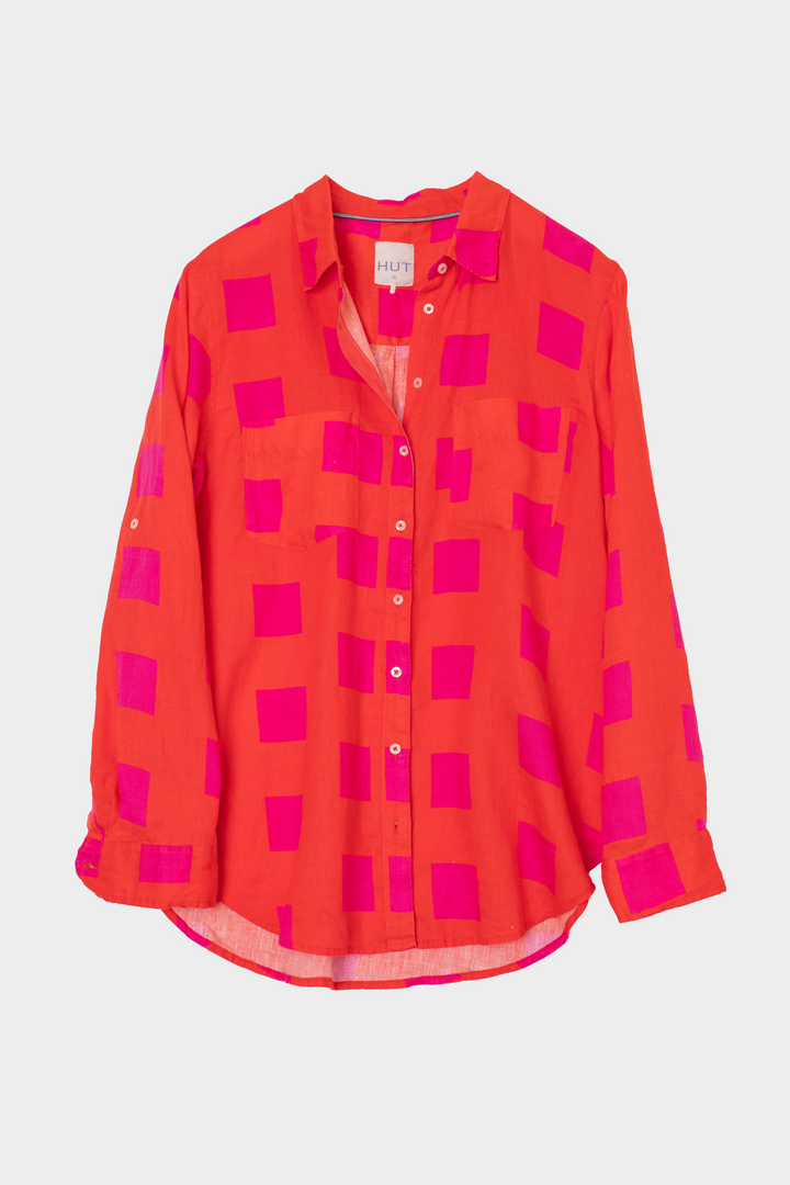 Hut - Tequila Sunrise Boyfriend Shirt