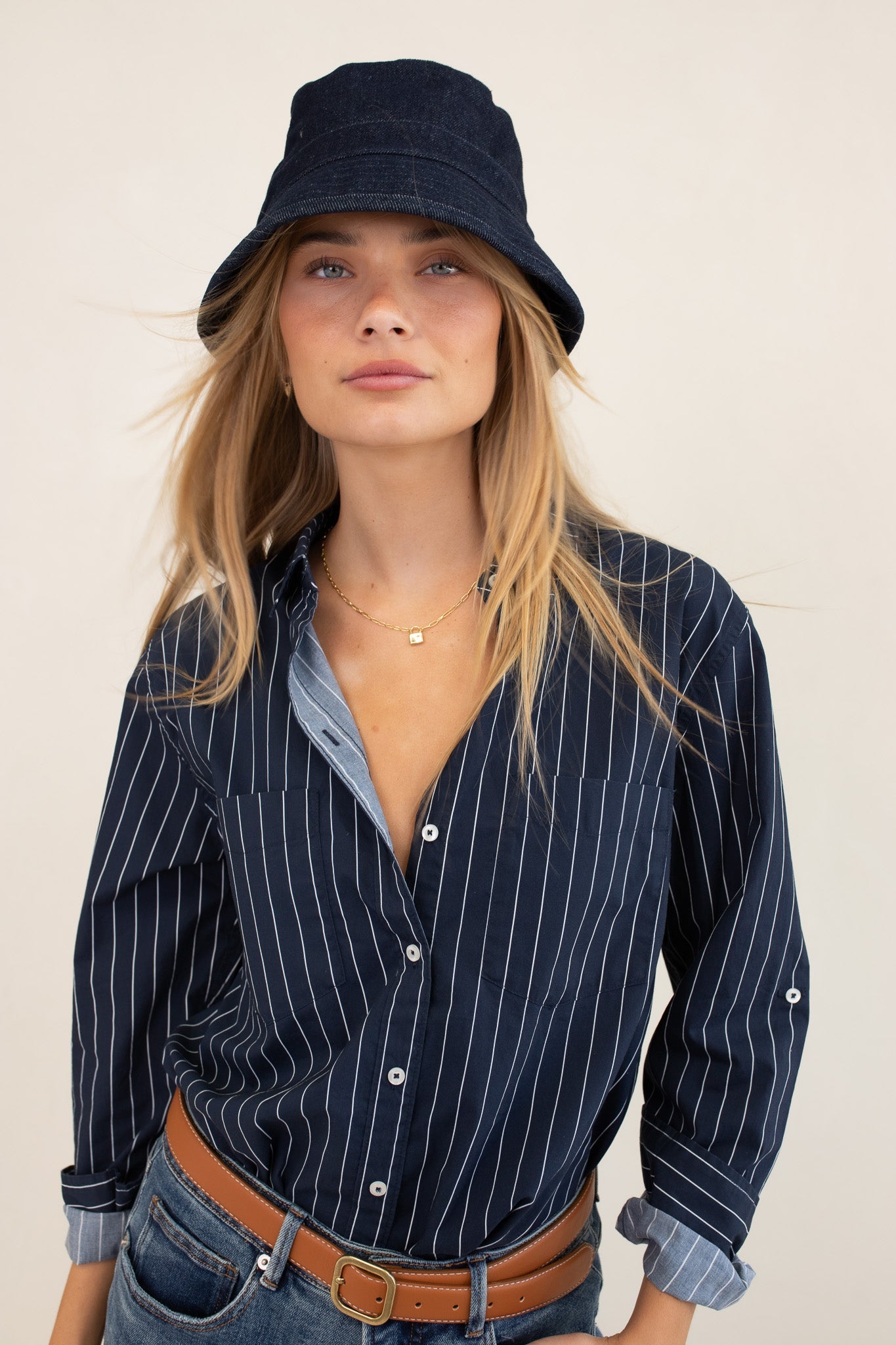 Hut - You Suit Me Cotton Poplin Shirt