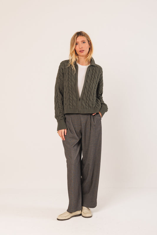 INDI&COLD - Cotton Cable Cardigan