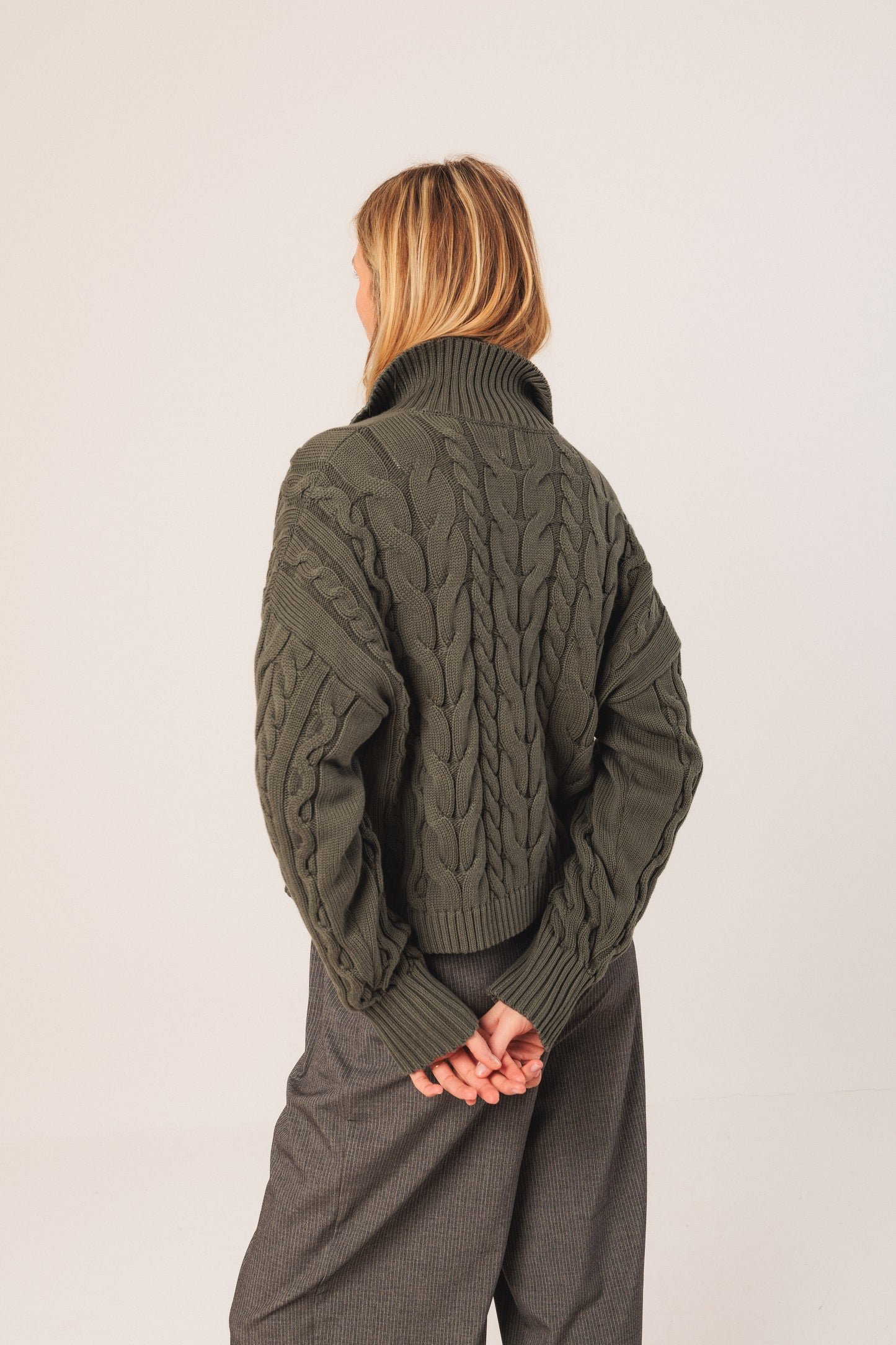 INDI&COLD - Cotton Cable Cardigan