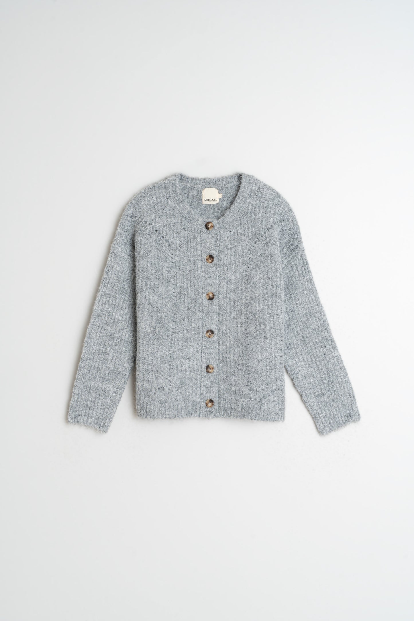 INDI&COLD - Crew Neck Cardigan