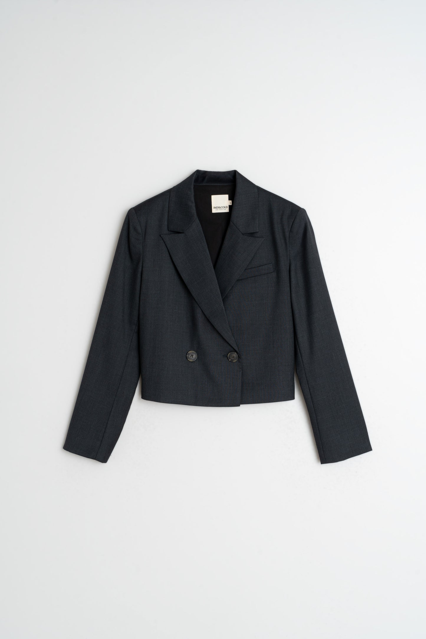 INDI&COLD - Lapel Crop Blazer