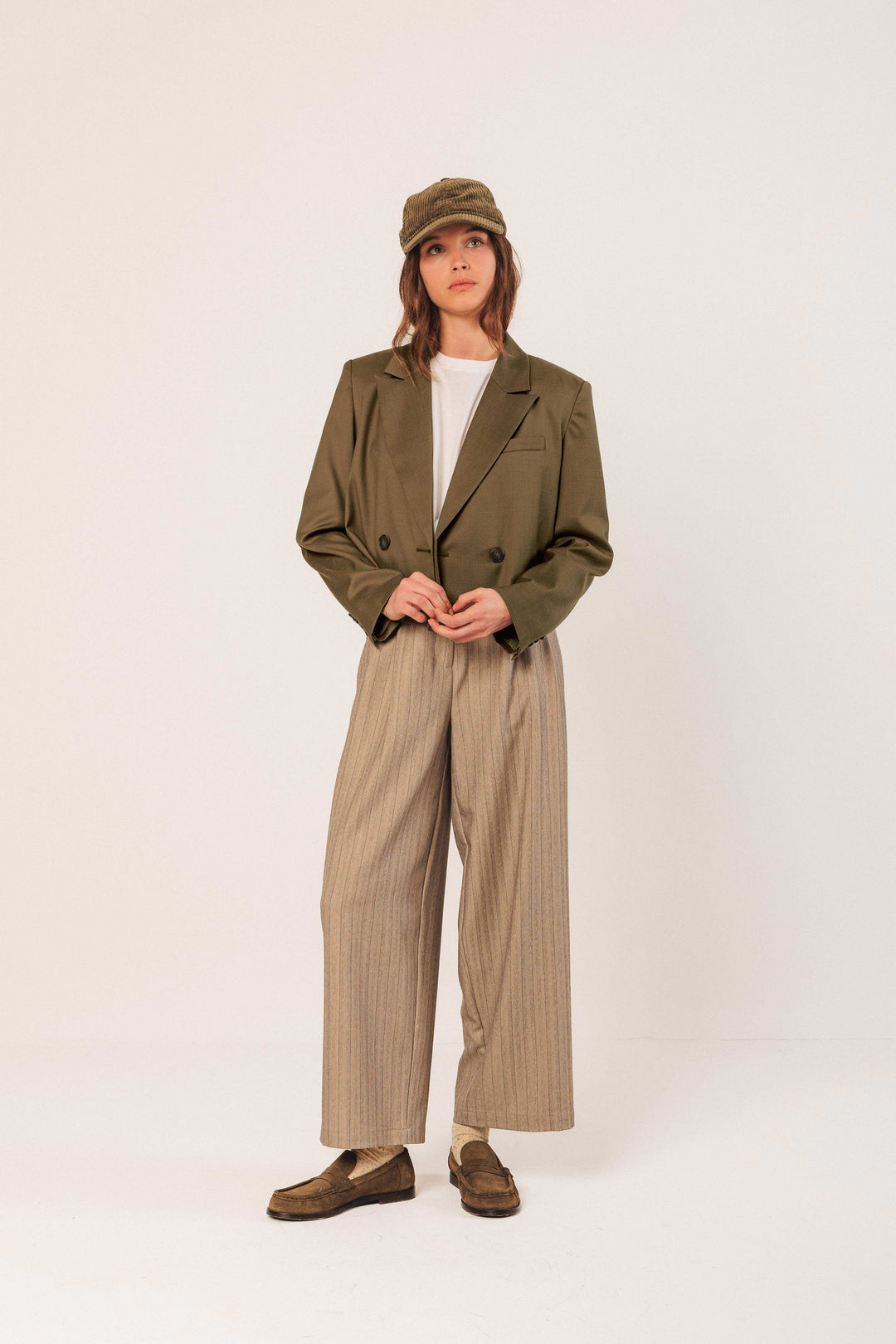 INDI&amp;COLD - Lapel Crop Blazer