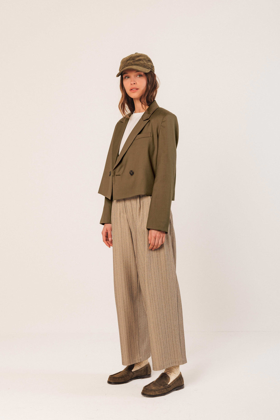 INDI&amp;COLD - Lapel Crop Blazer