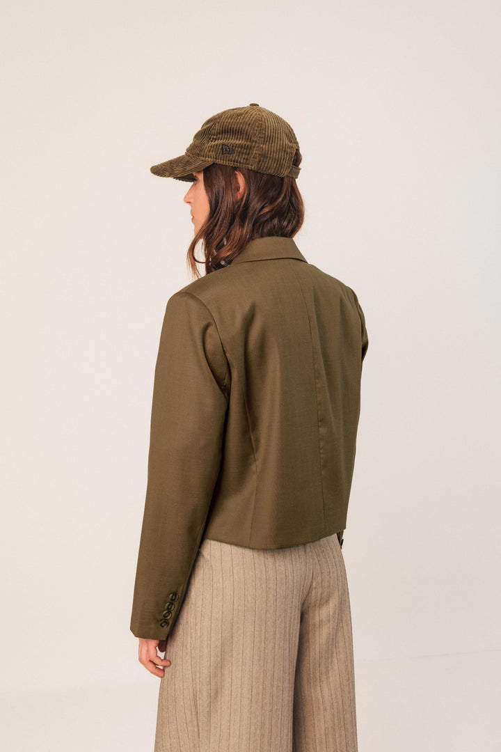 INDI&amp;COLD - Lapel Crop Blazer