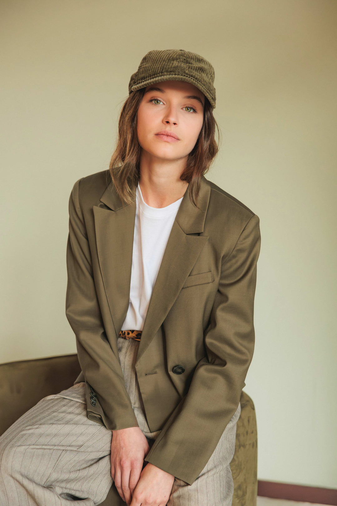 INDI&amp;COLD - Lapel Crop Blazer