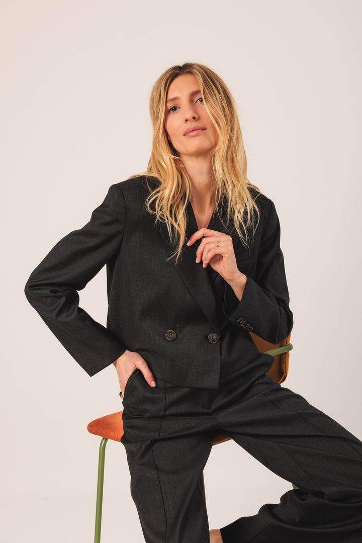 INDI&amp;COLD - Lapel Crop Blazer