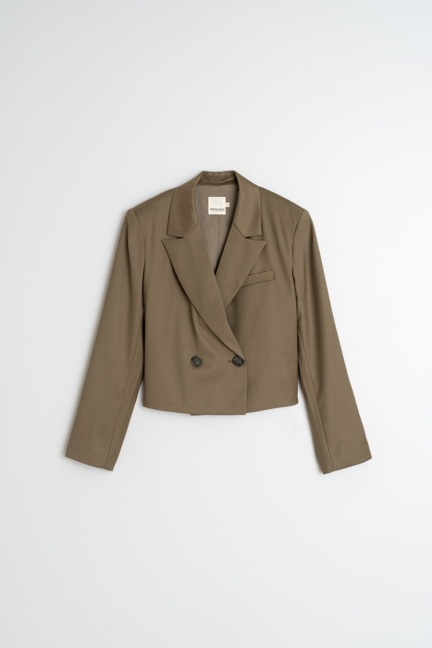 INDI&COLD - Lapel Crop Blazer