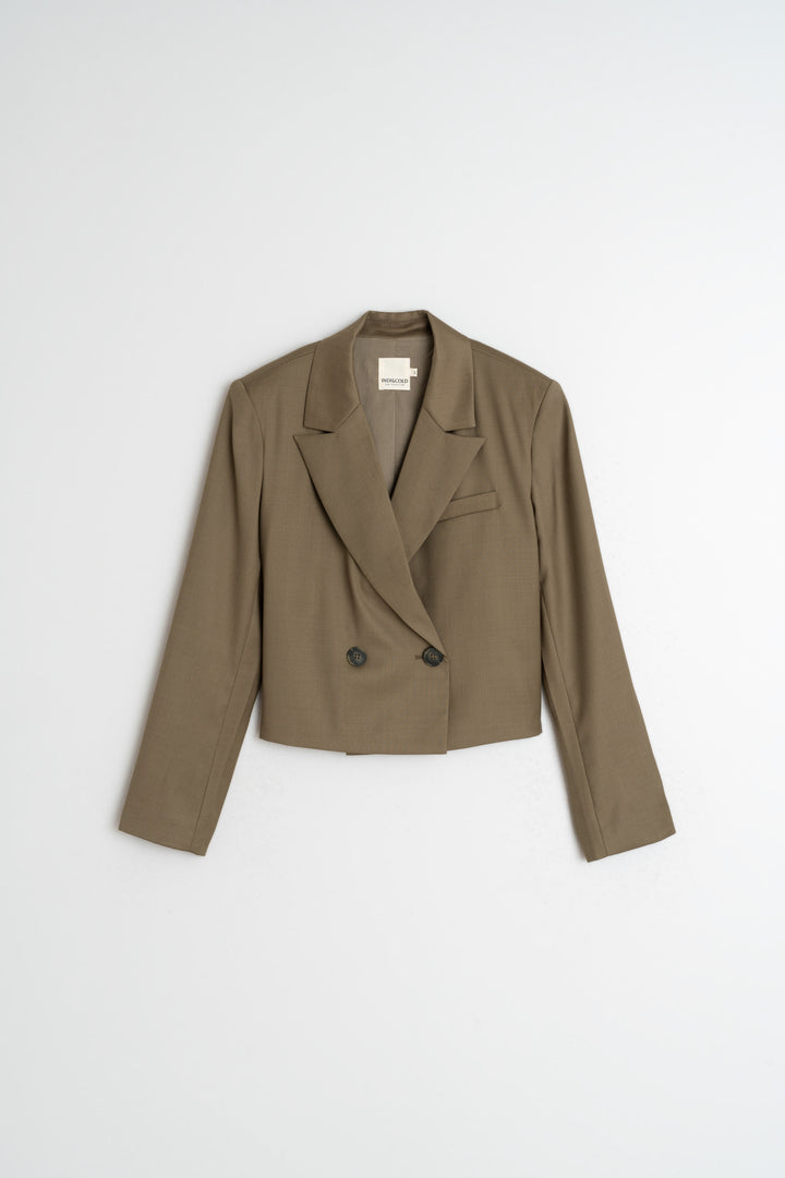 INDI&amp;COLD - Lapel Crop Blazer