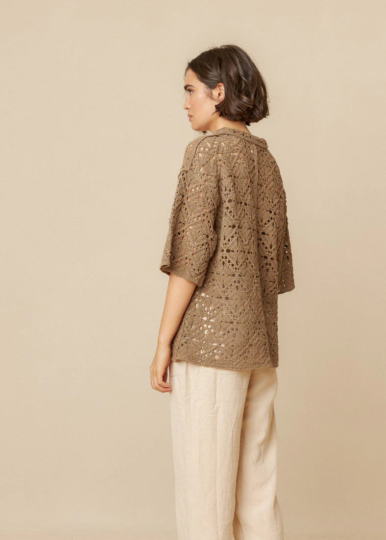 INDI&COLD - Short-Sleeve Crochet Top