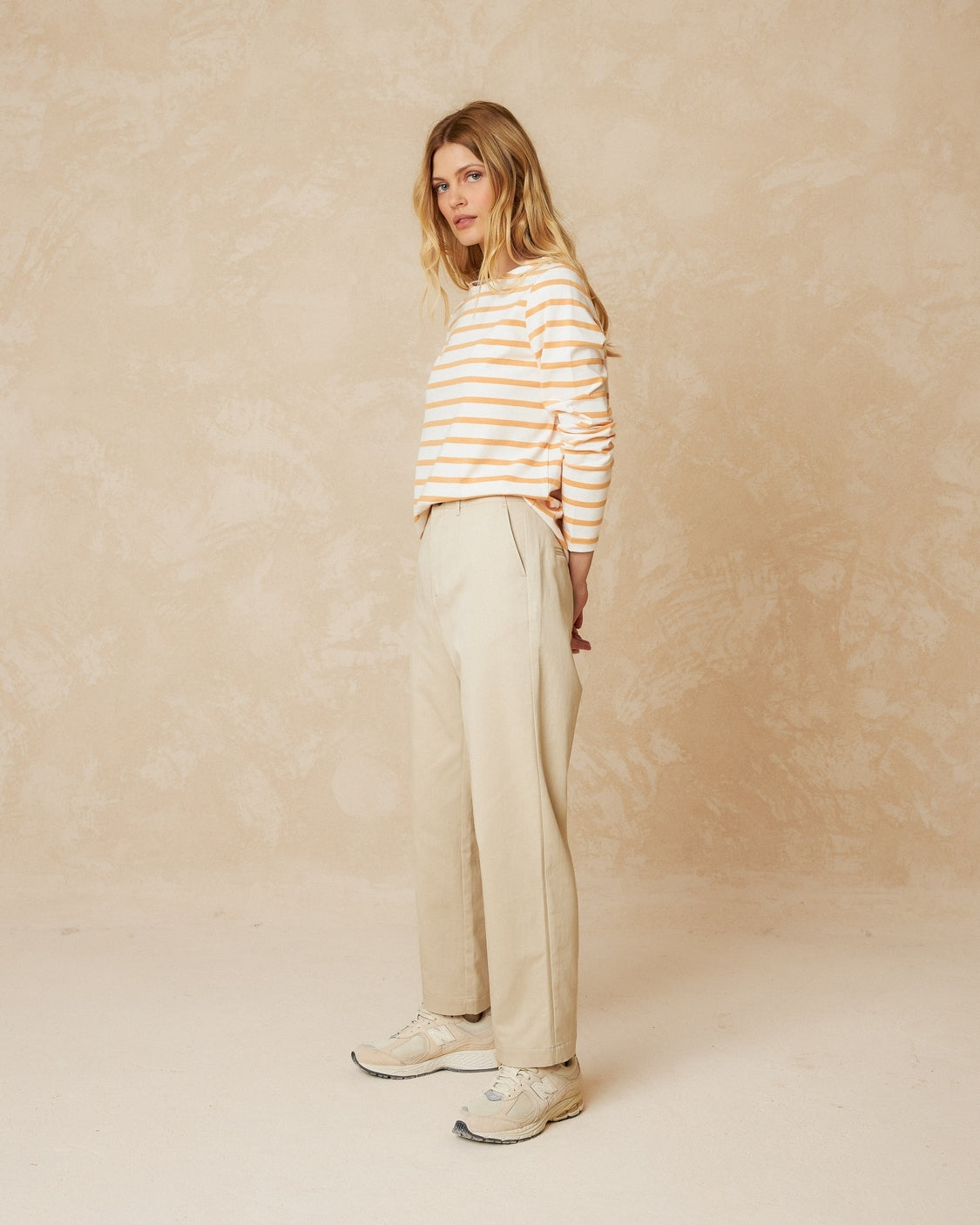 INDI&COLD - Striped Long Sleeve T-Shirt