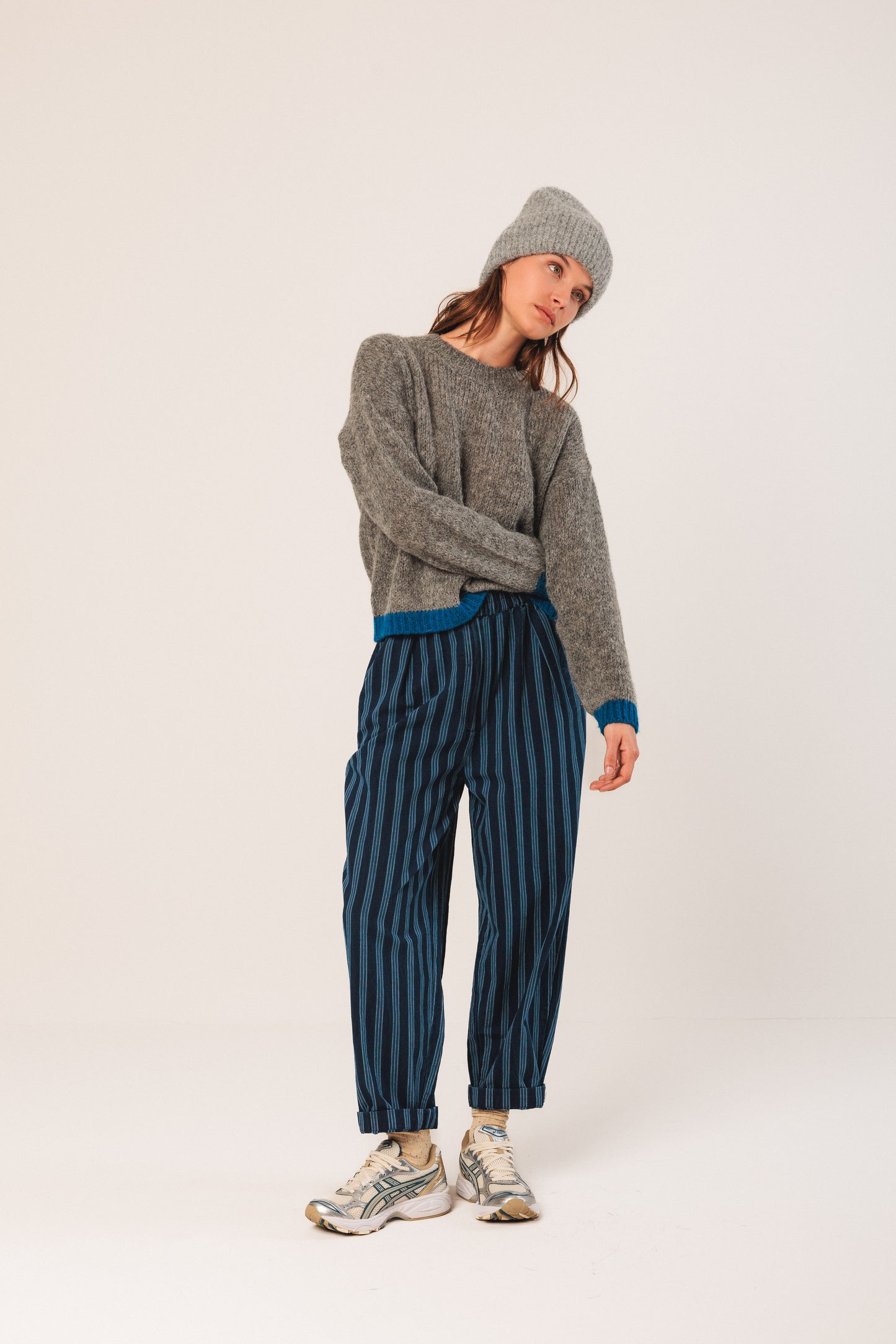 INDI&COLD - Two Toned Knitted Sweater