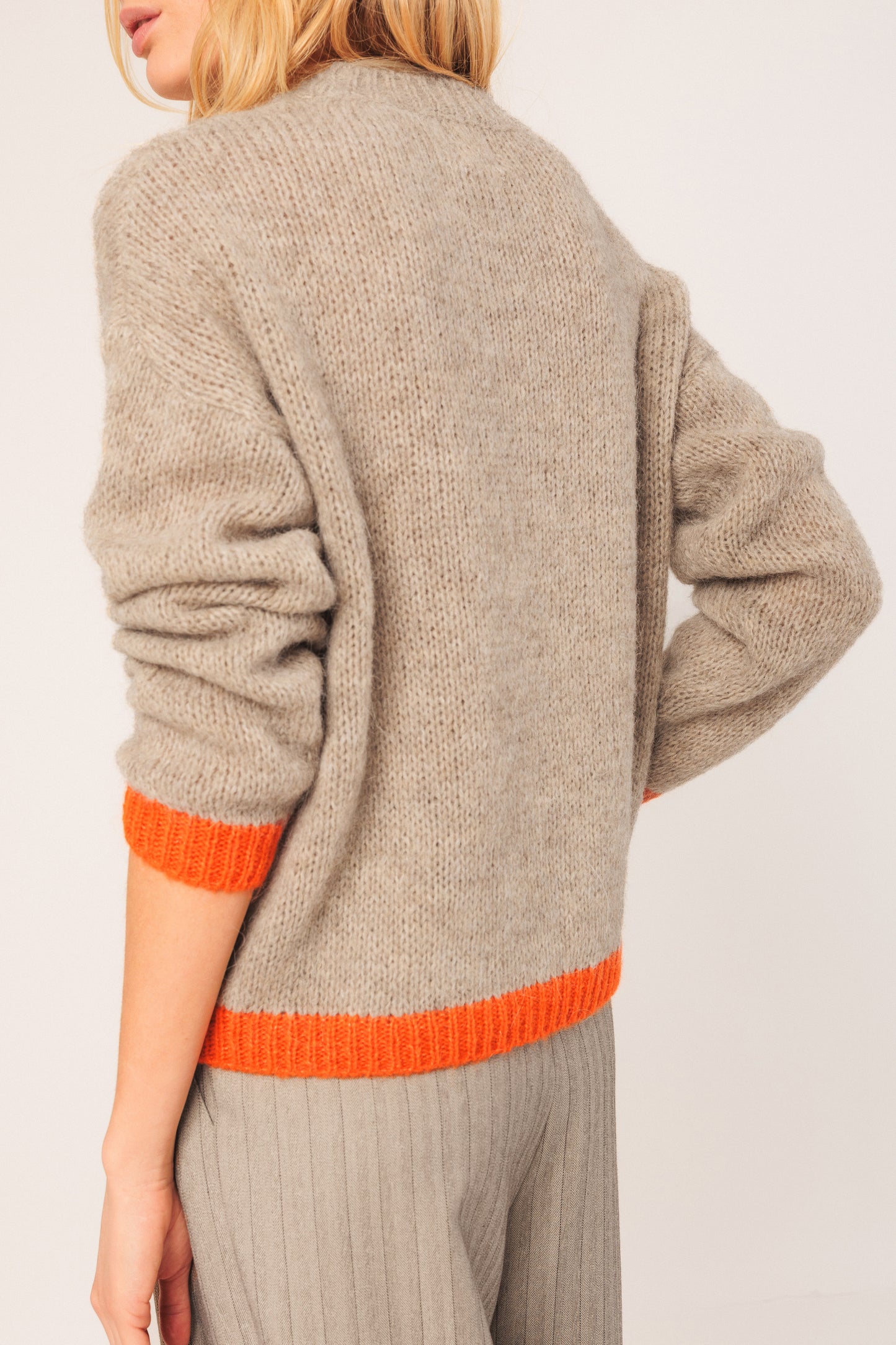 INDI&COLD - Two Toned Knitted Sweater
