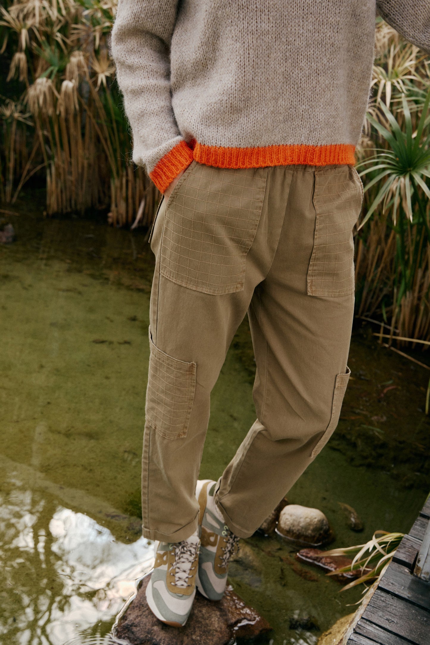 INDI&COLD - Two Toned Knitted Sweater