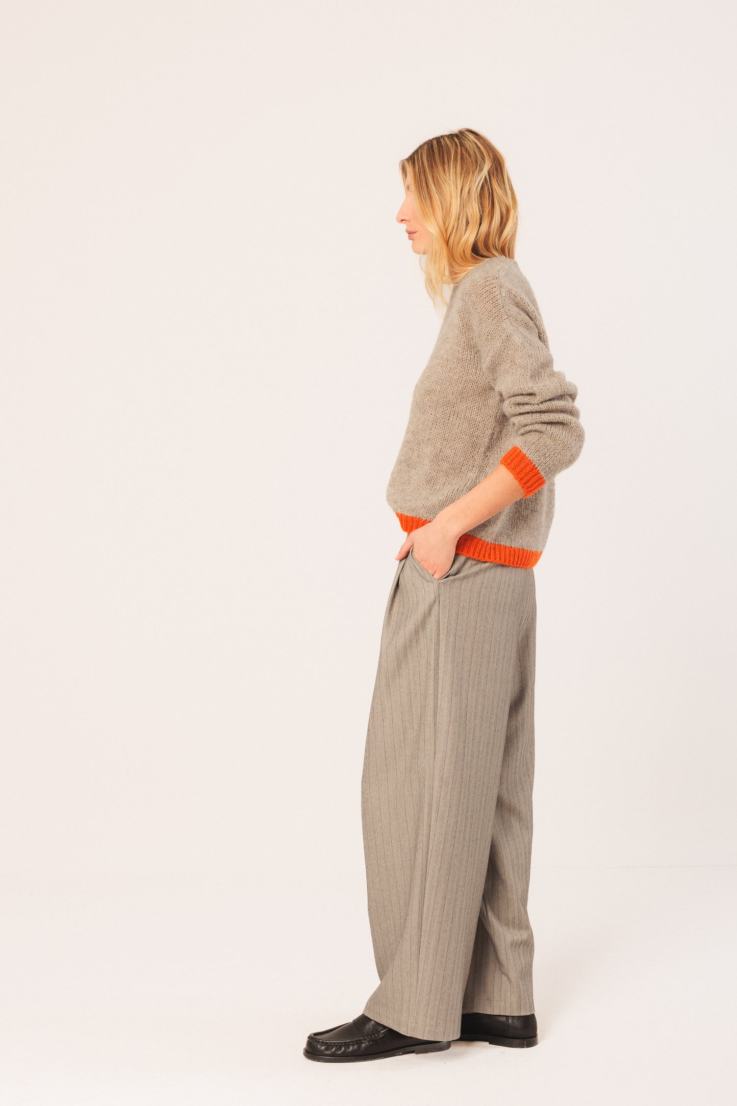 INDI&COLD - Two Toned Knitted Sweater