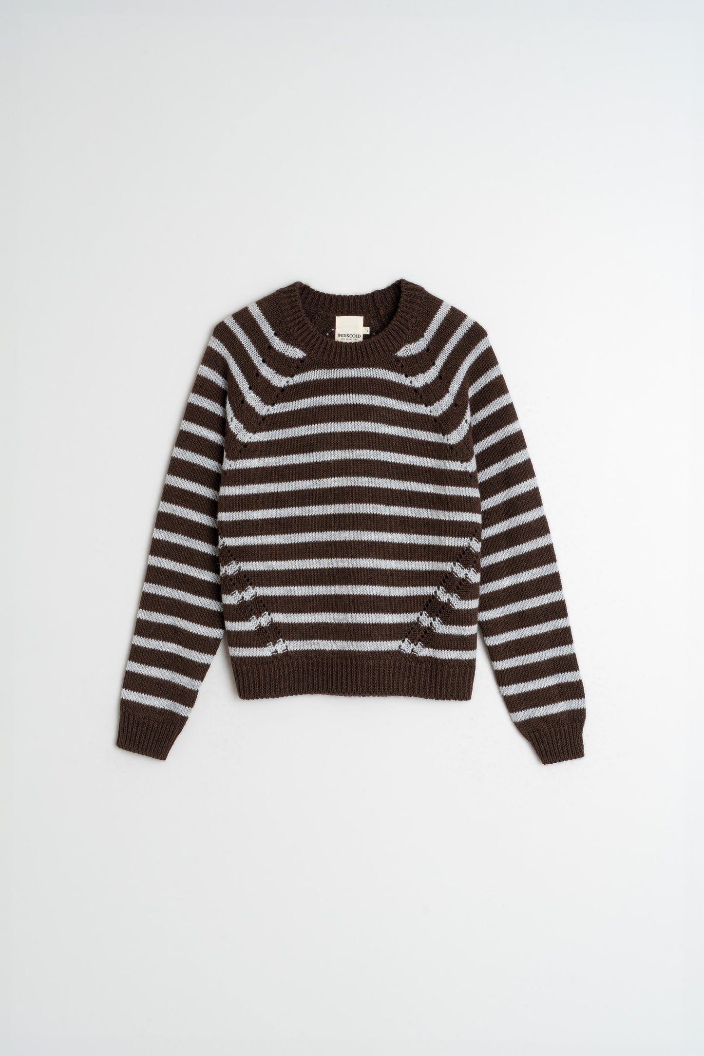 INDI&COLD - Two Toned Stripe Sweater