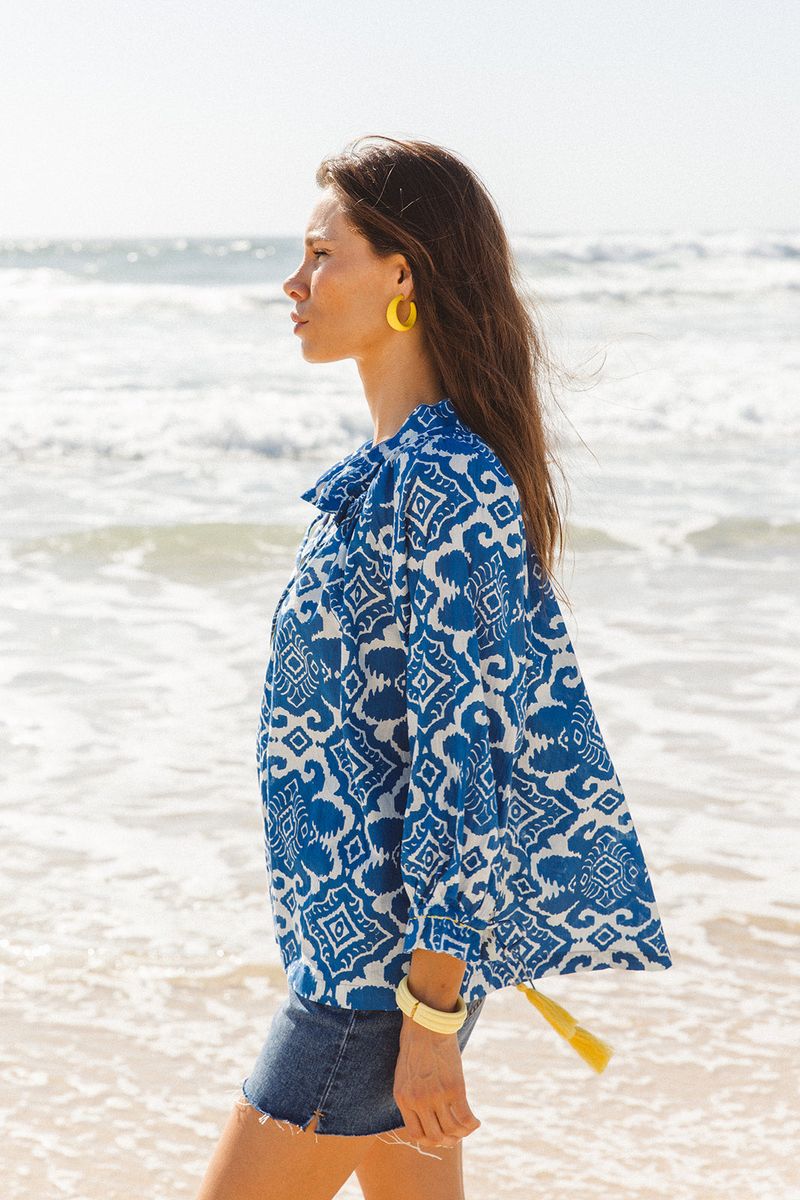 I am Pylgrym - Santorini Top Amalfi Print