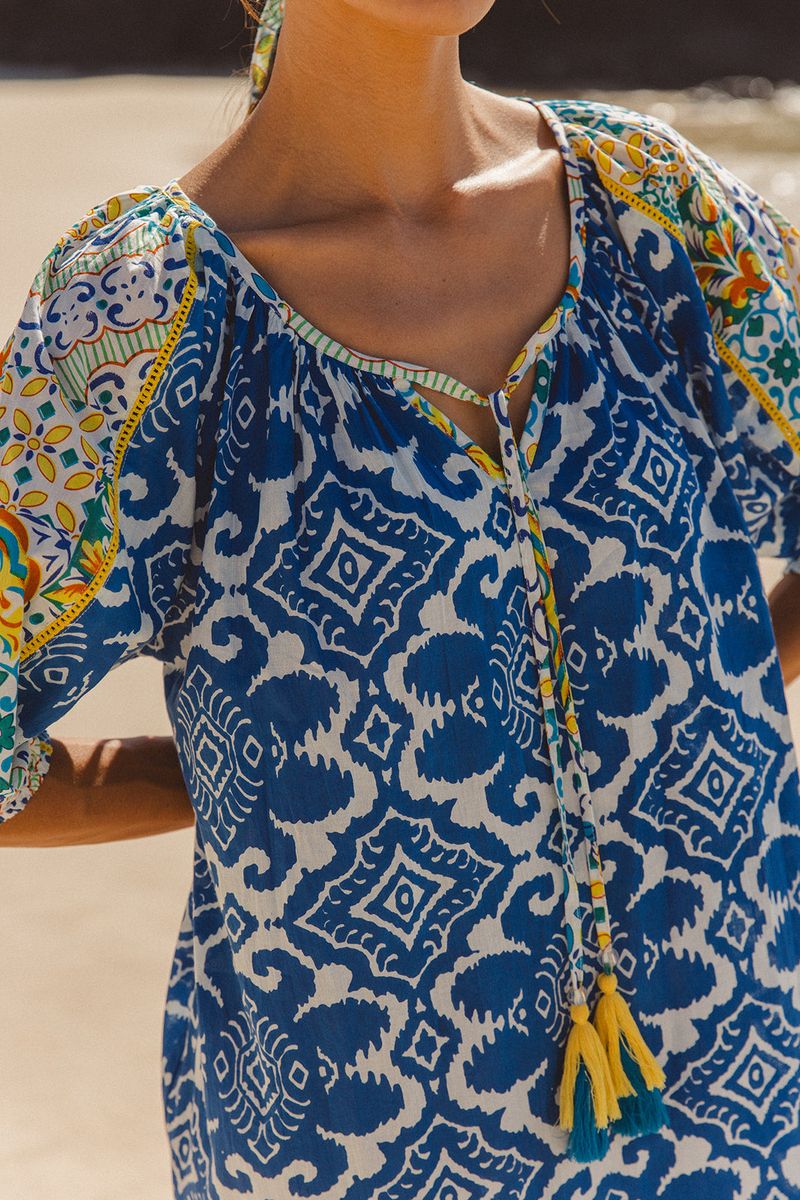 I am Pylgrym - Sydney Dress Dolce Amalfi Print