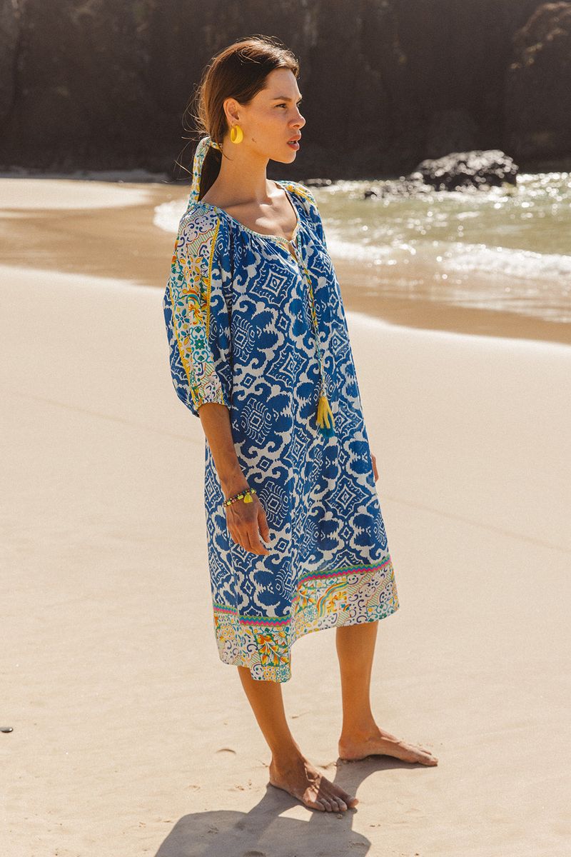 I am Pylgrym - Sydney Dress Dolce Amalfi Print