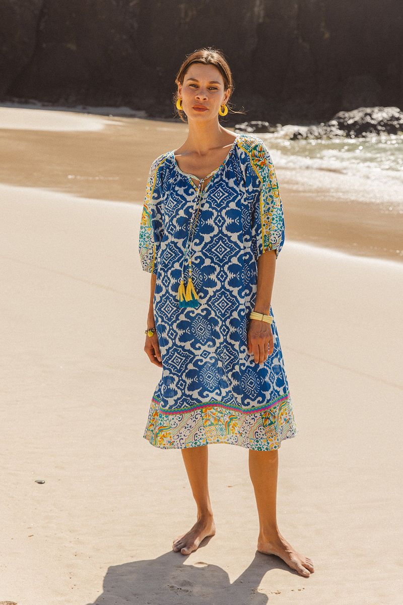 I am Pylgrym - Sydney Dress Dolce Amalfi Print