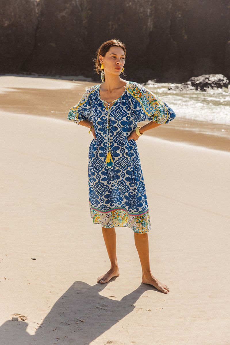 I am Pylgrym - Sydney Dress Dolce Amalfi Print