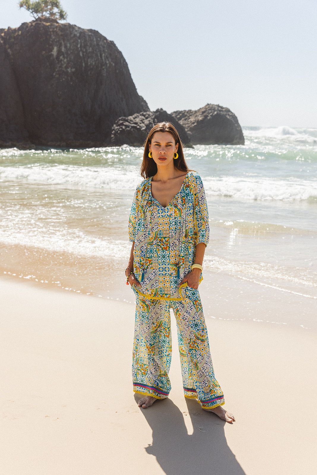 I am Pylgrym - Sydney Top Dolce Patch Print