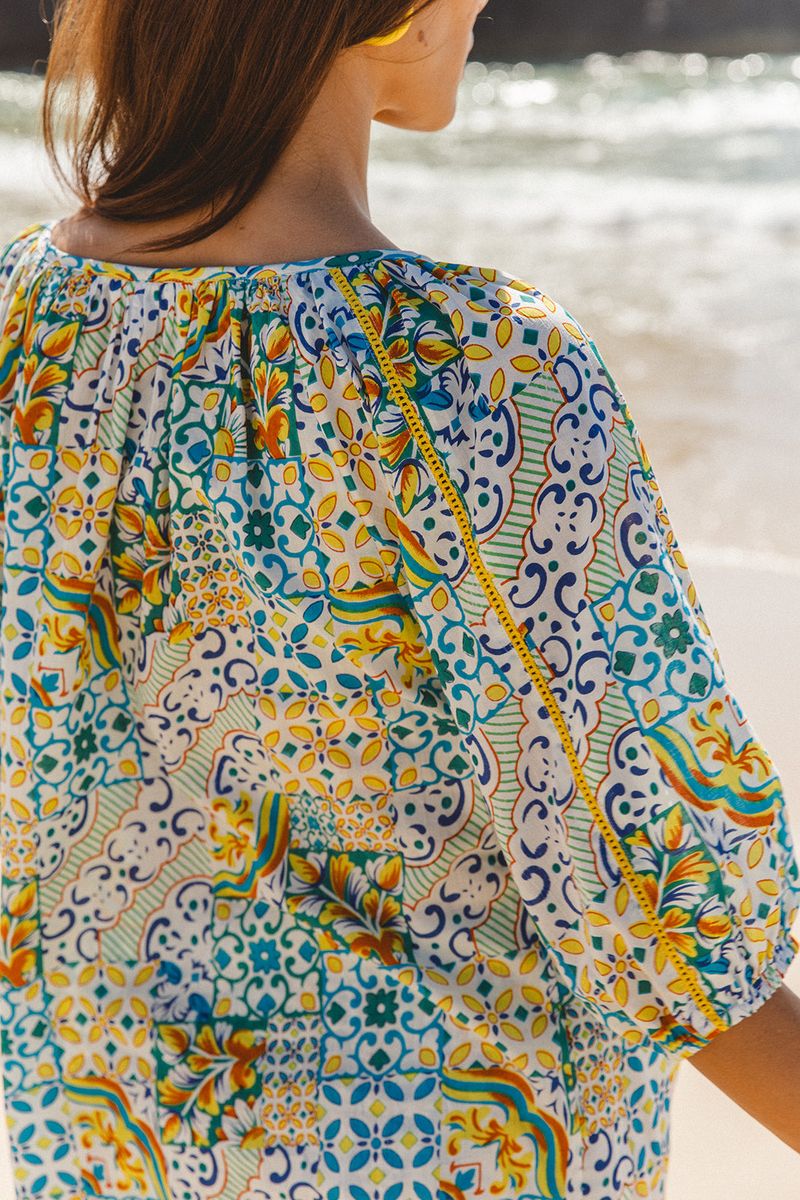 I am Pylgrym - Sydney Top Dolce Patch Print