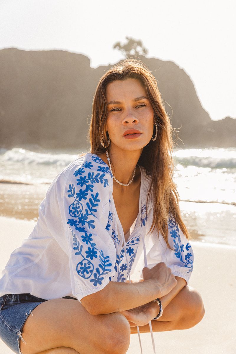 I am Pylgrym - Sydney Top Sofia Aari Embroidery