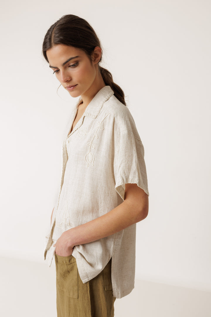 Indi &amp; Cold - Handmade Embroidery Shirt