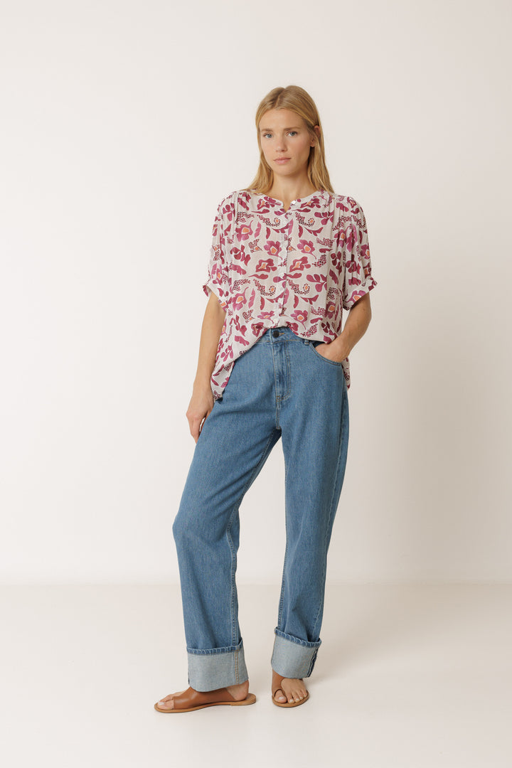 Indi &amp; Cold - Maxi Flower Blouse