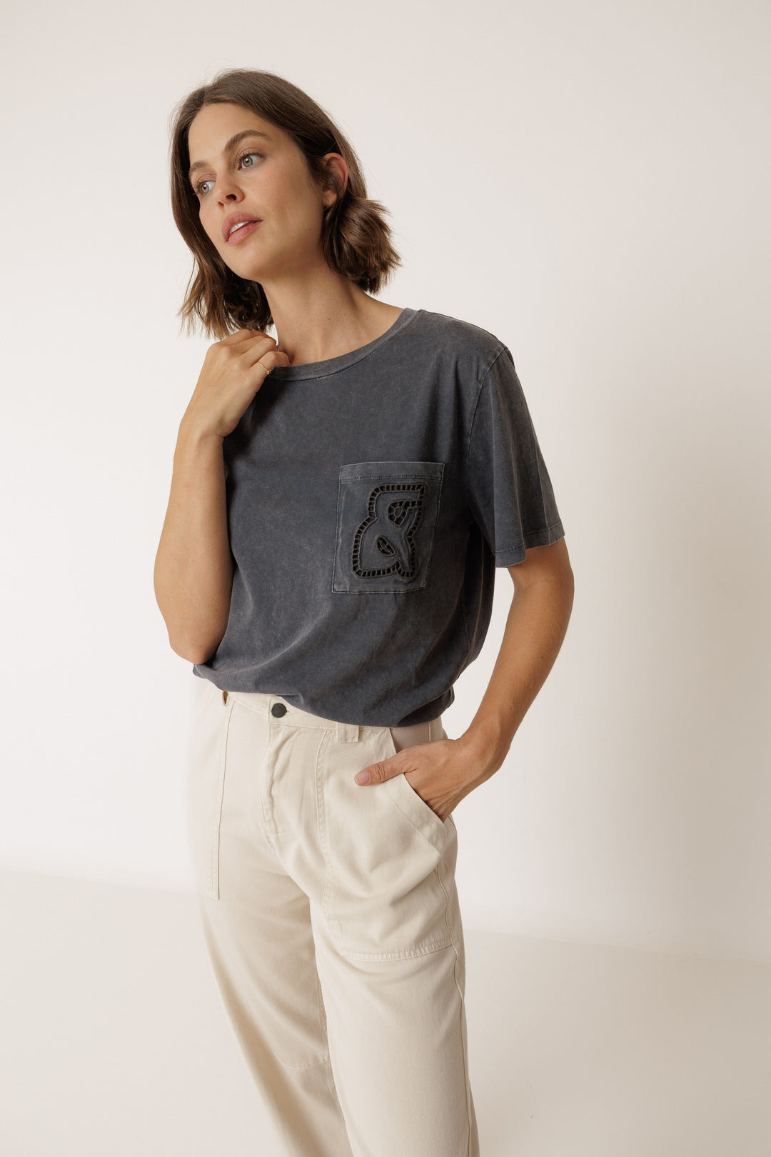 Indi &amp; Cold - Pocket Logo Tee