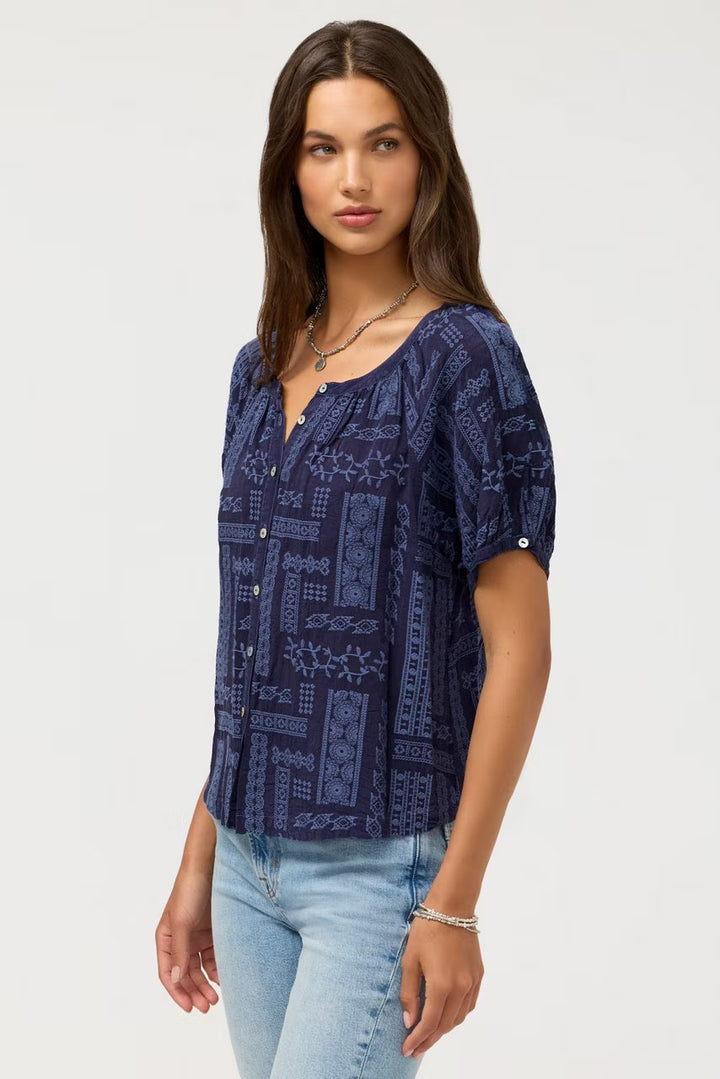 Johnny Was - Avah Button Down Rowie Shirt