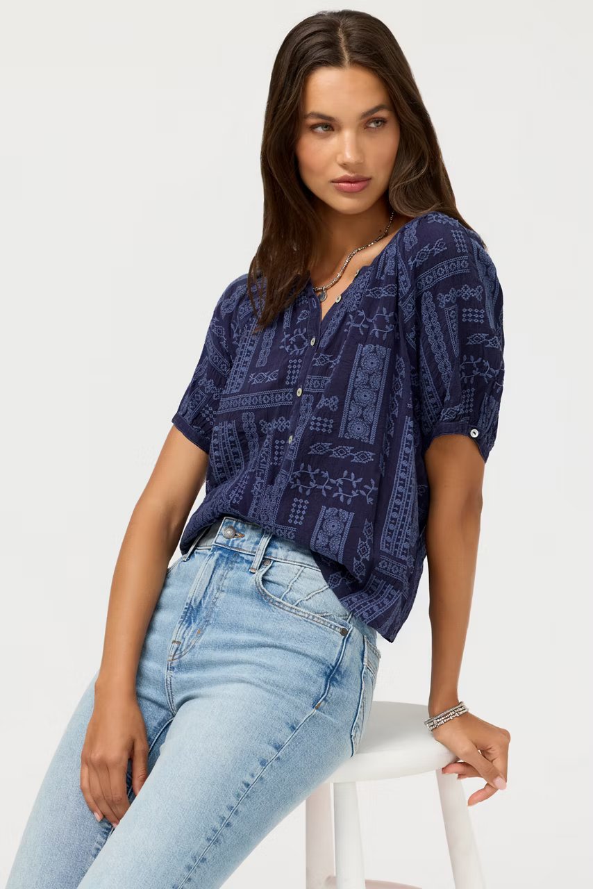 Johnny Was - Avah Button Down Rowie Shirt
