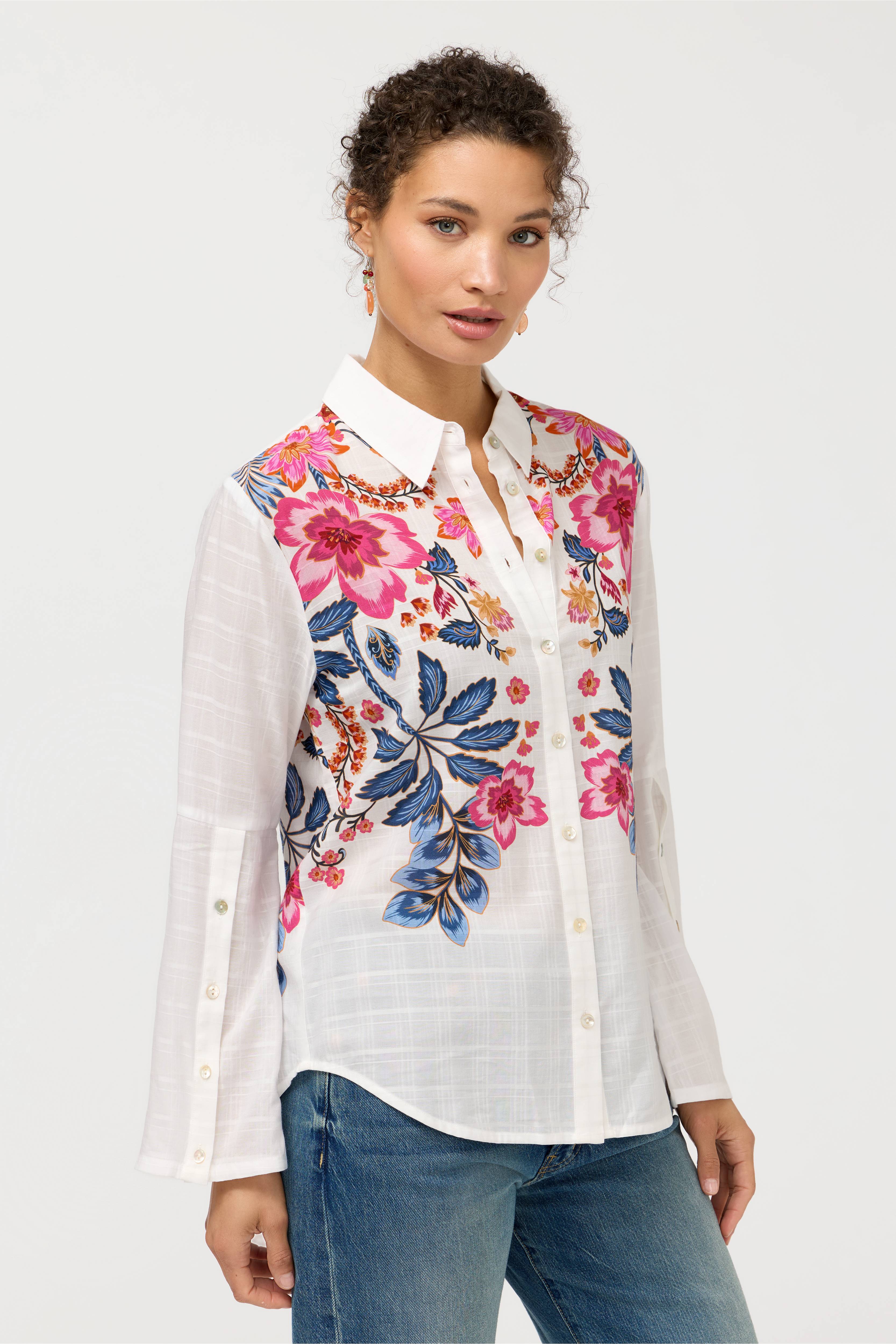 Johnny Was - Button Detail Shirt