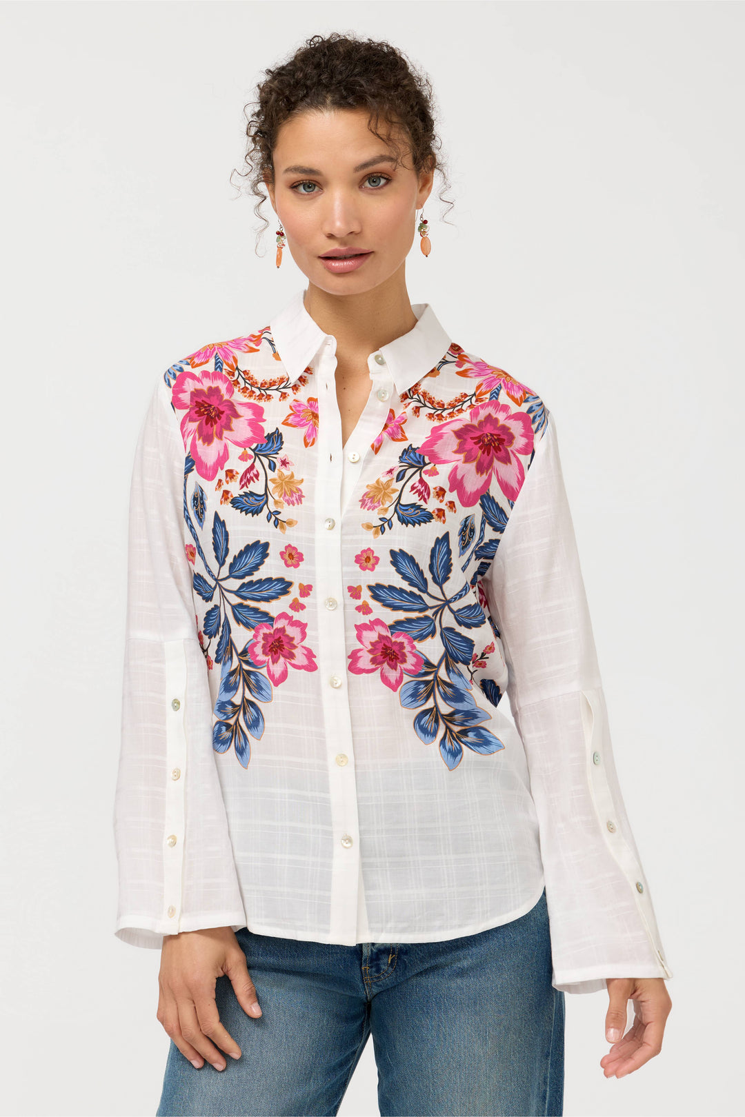 Johnny Was - Button Detail Shirt