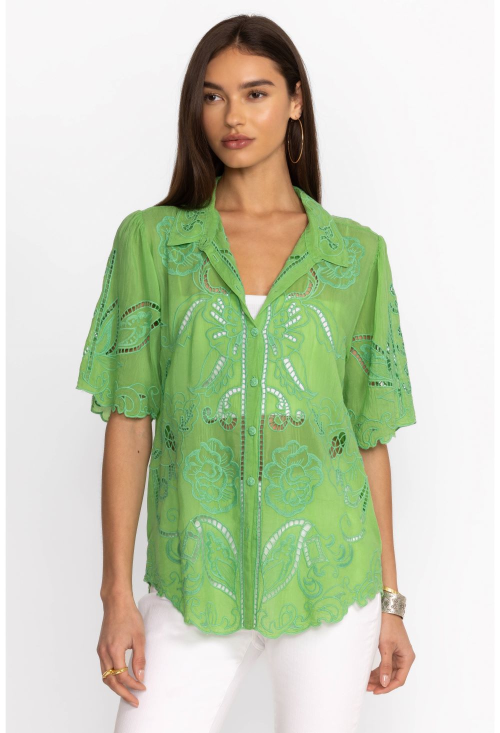 Johnny Was - Chryssie Button Up Blouse