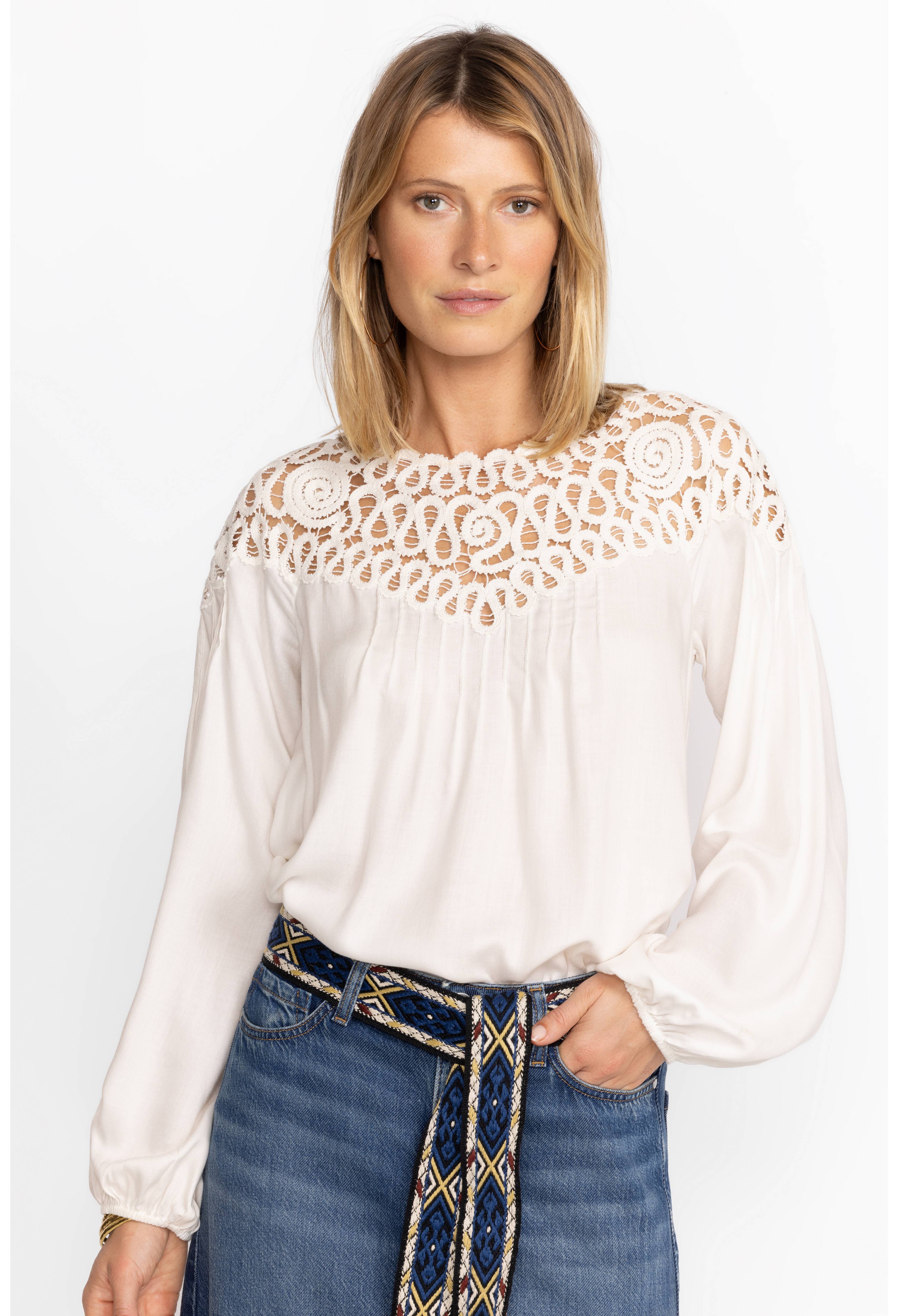 Johnny Was - Cielto Linen Blouse