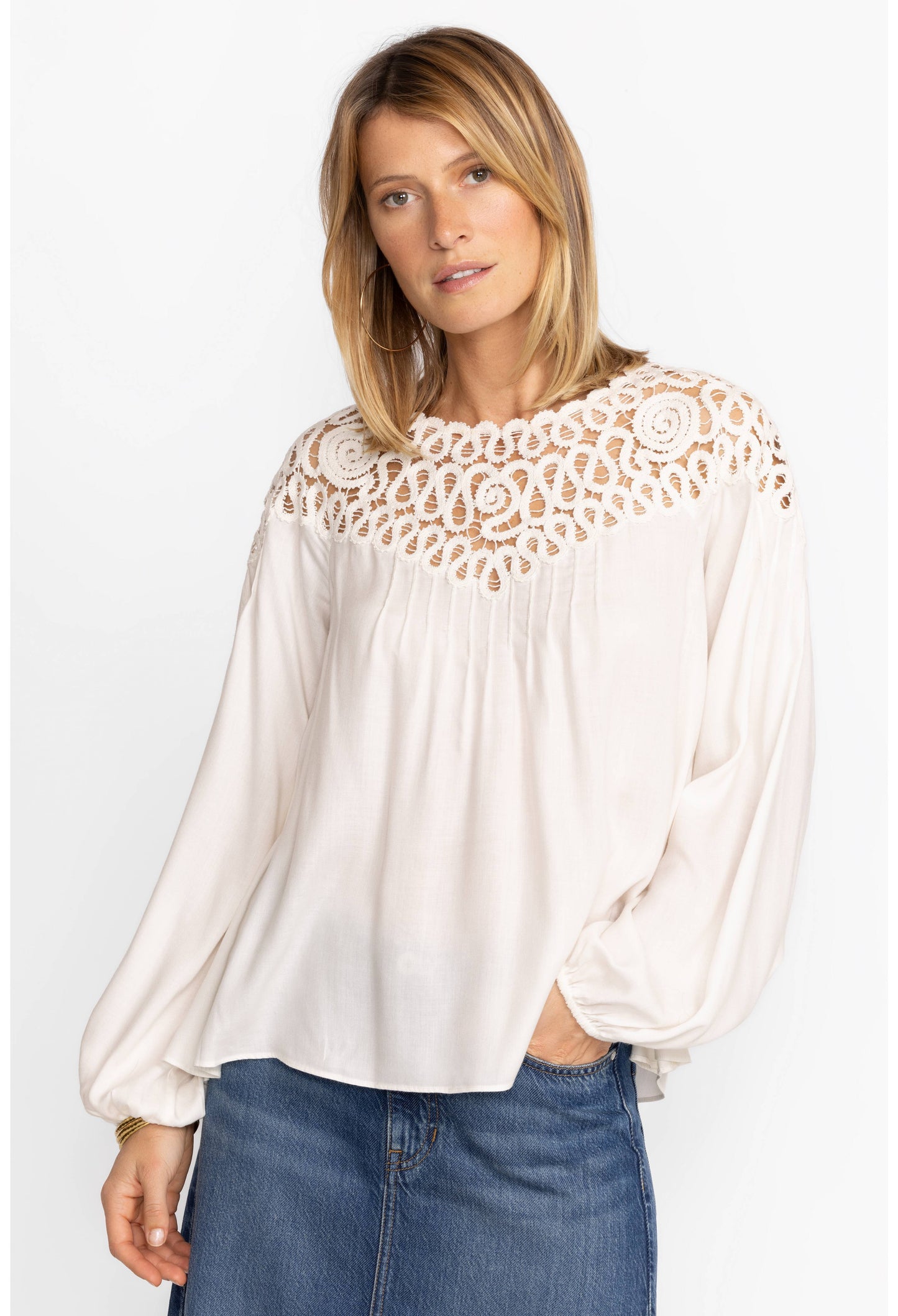 Johnny Was - Cielto Linen Blouse