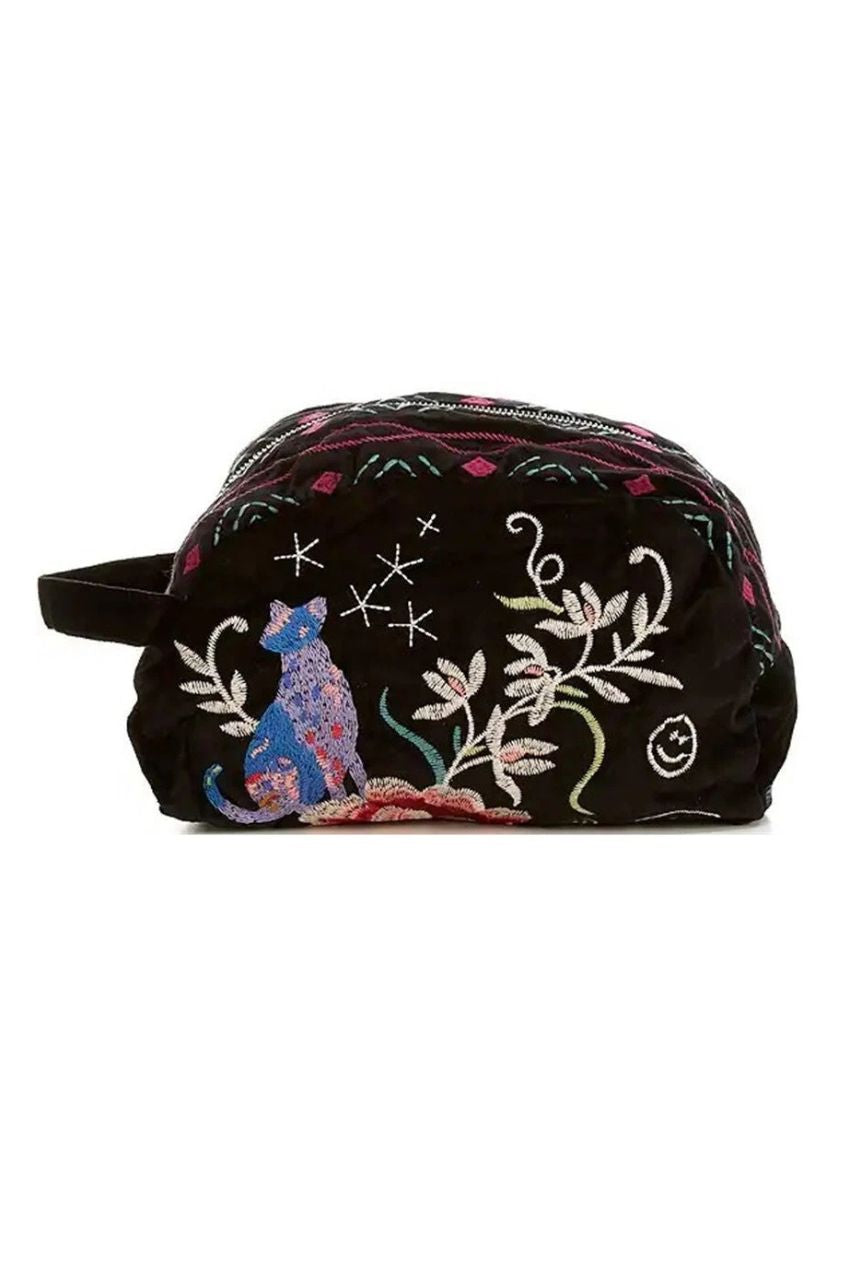 Johnny Was - Colette Cotton Velvet Makeup Bag