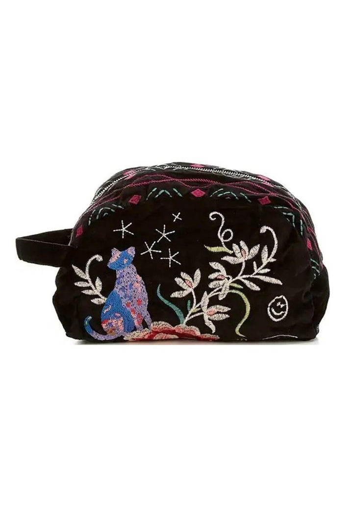 Johnny Was - Colette Cotton Velvet Makeup Bag