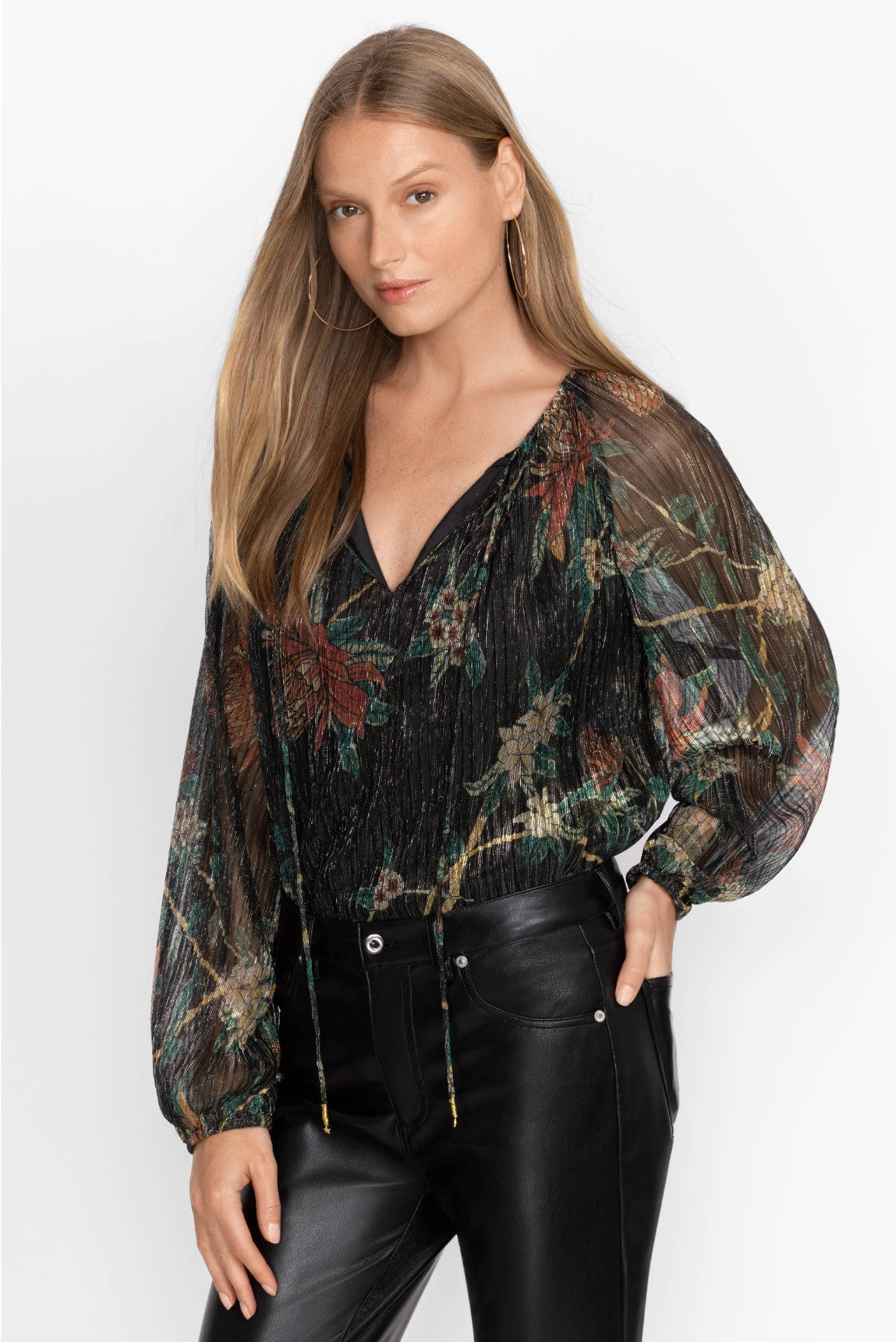 Johnny Was - Evelina Metallic Blouse