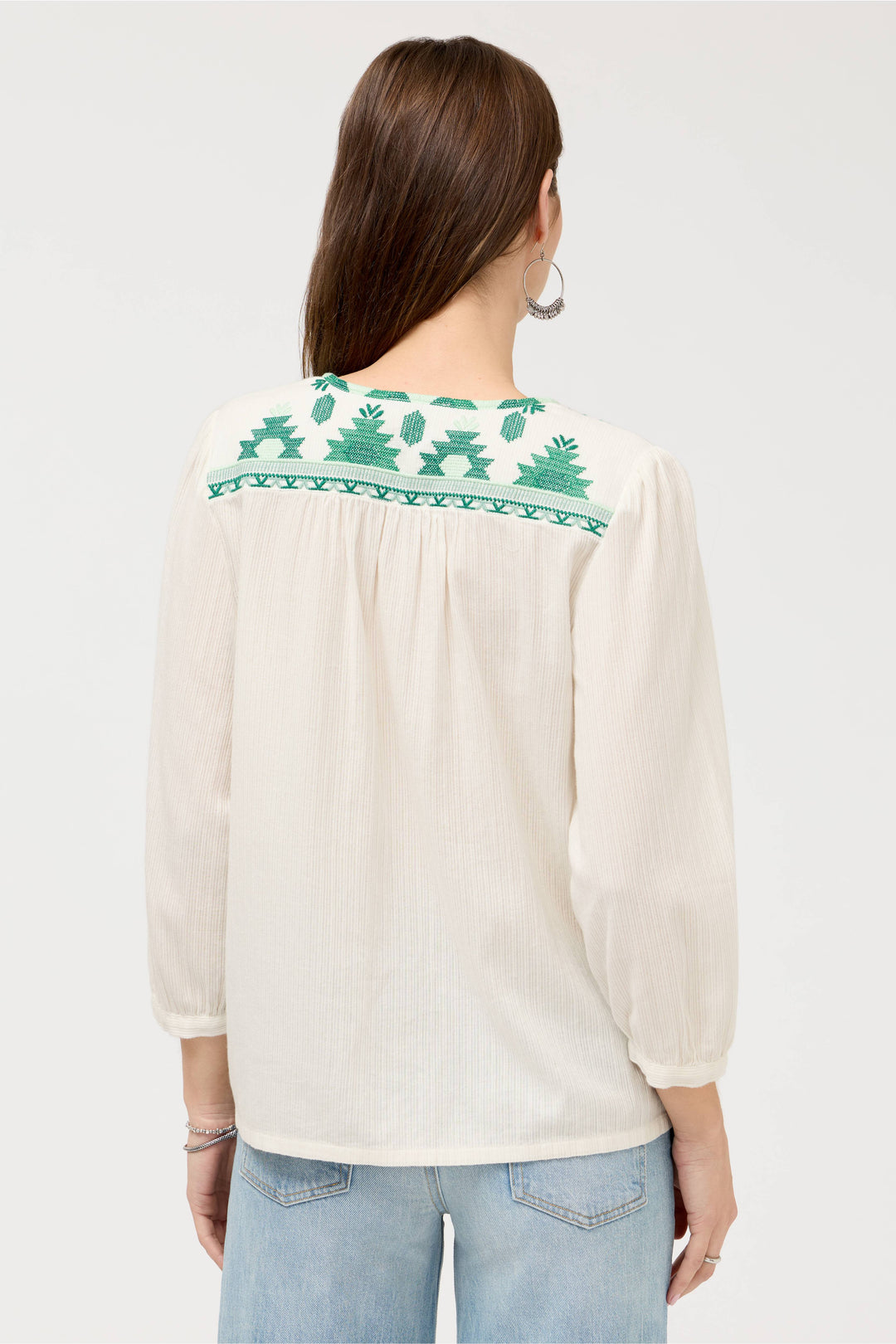Johnny Was - Flutter Sleeve Prairie Blouse